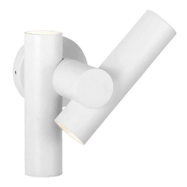 LED Utomhus wall flexible spotlight 2xLED/3W/230V 4000K IP44 vit
