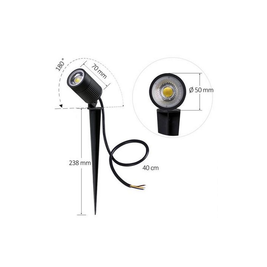 LED Utomhusbelysning LED/7W/85-264V IP67