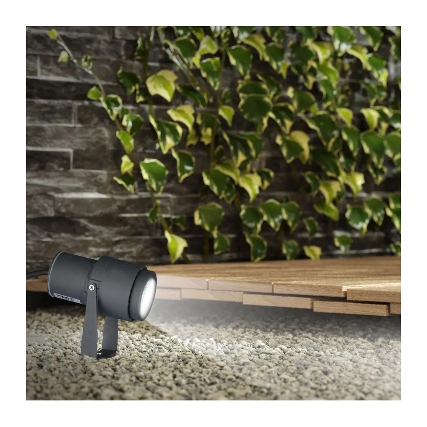 LED Utomhuslampa LED/12W/230V 4000K antracit IP65