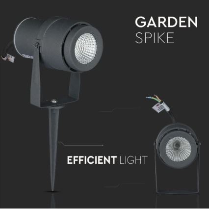 LED Utomhuslampa LED/12W/230V 4000K antracit IP65