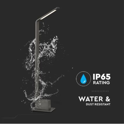 LED Utomhuslampa LED/6W/230V IP65 antracit