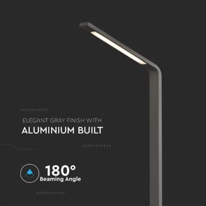 LED Utomhuslampa LED/6W/230V IP65 antracit