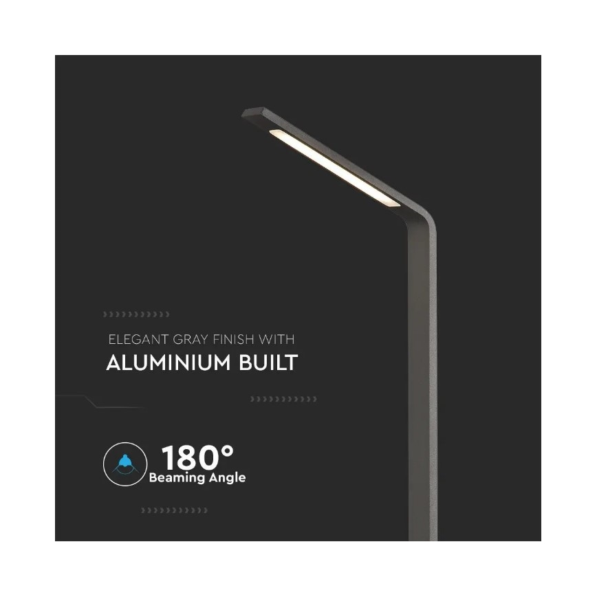 LED Utomhuslampa LED/6W/230V IP65 antracit