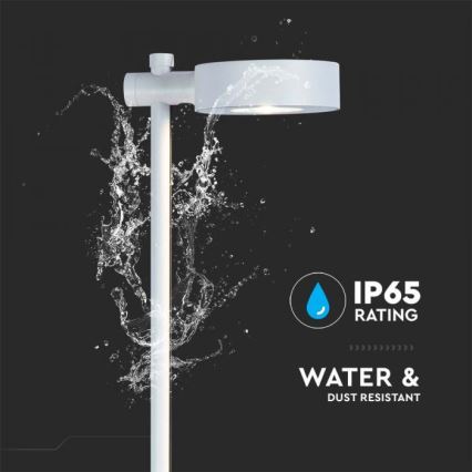 LED utomhuslampa LED/7W/230V 3000K IP65 vit