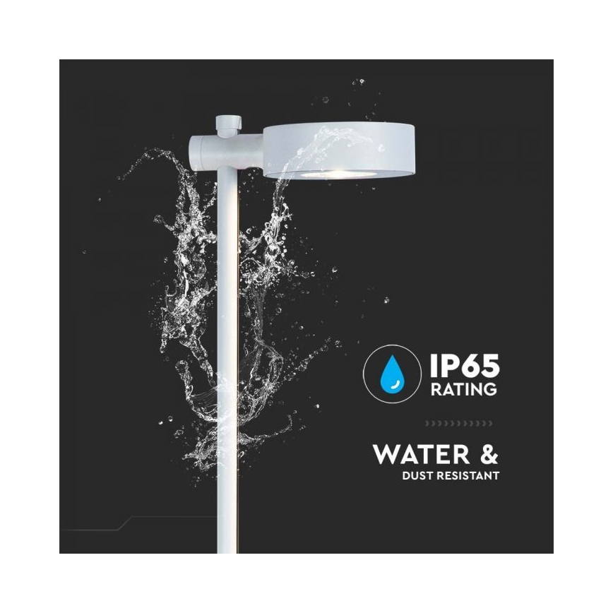 LED utomhuslampa LED/7W/230V 3000K IP65 vit
