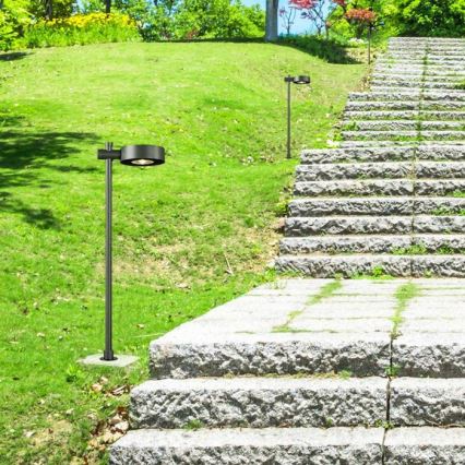 LED utomhuslampa LED/7W/230V 4000K IP65 svart 102 cm