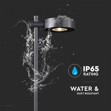 LED-utomhuslampa LED/7W/230V 4000K IP65 svart