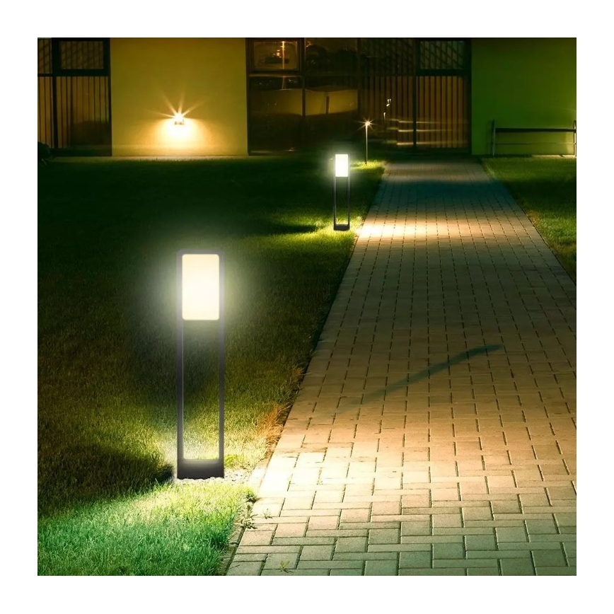 LED Utomhuslampa SAMSUNG CHIP LED/10W/230V 3000K IP65 svart