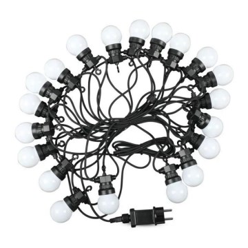 LED Utomhusslinga  STRING 10m 20xLED/0,5W/24/230V 3000K IP44
