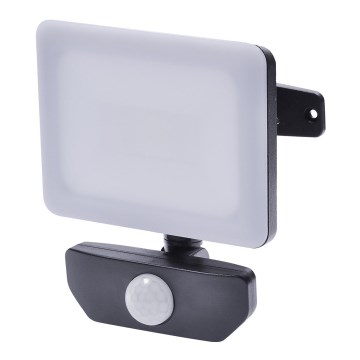 LED Utomhusstrålkastare med en sensor LED/10W/230V 4000K IP44