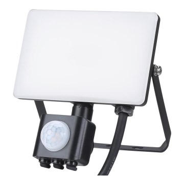 LED Utomhusstrålkastare med en sensor LED/20W/230V 5000K IP44