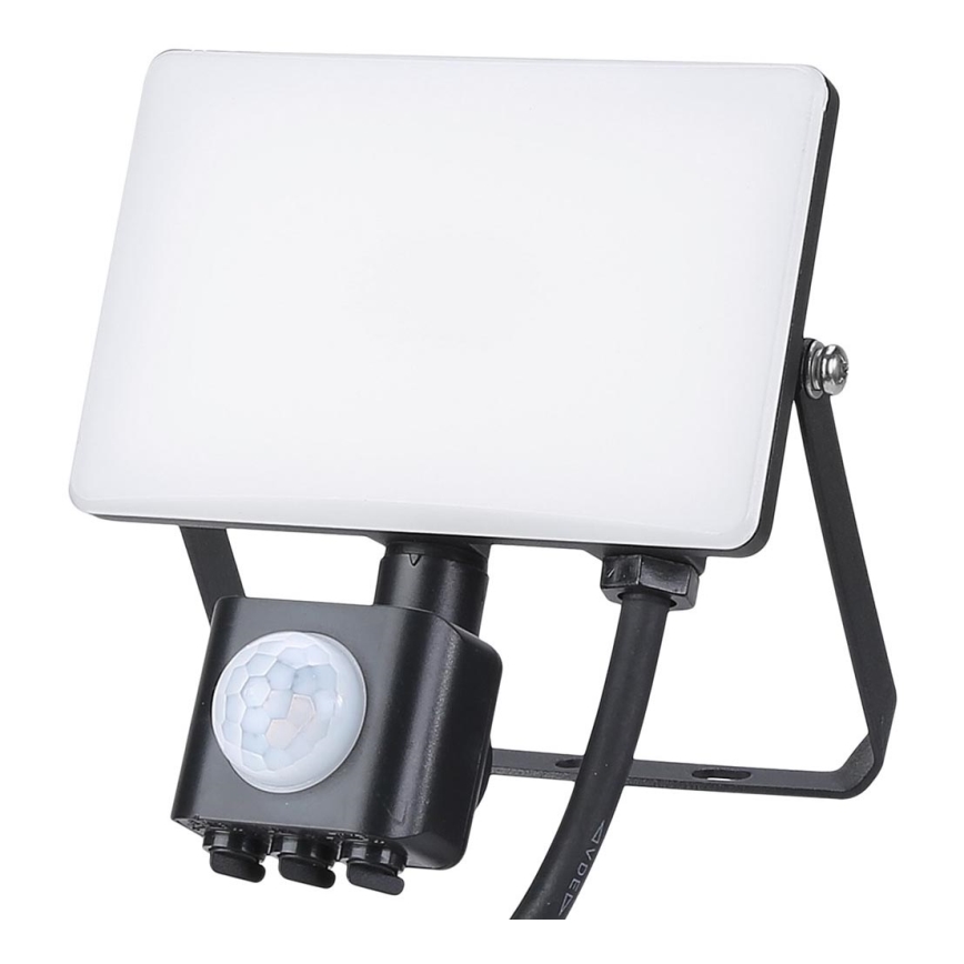 LED Utomhusstrålkastare med en sensor LED/20W/230V 5000K IP44