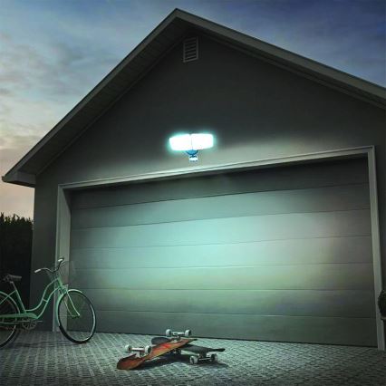 LED Utomhusstrålkastare med en sensor LED/24W/230V 3000/4000/6000K IP54 antracit