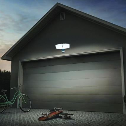LED Utomhusstrålkastare med en sensor LED/24W/230V 3000/4000/6000K IP54 antracit