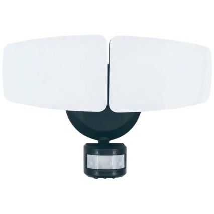 LED Utomhusstrålkastare med en sensor LED/24W/230V 3000/4000/6000K IP54 antracit