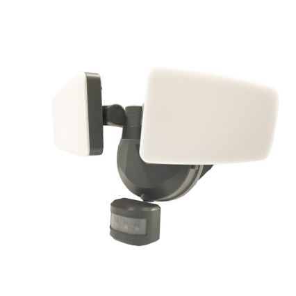 LED Utomhusstrålkastare med en sensor LED/24W/230V 3000/4000/6000K IP54 antracit