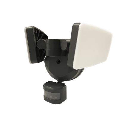 LED Utomhusstrålkastare med en sensor LED/24W/230V 3000/4000/6000K IP54 antracit