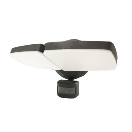 LED Utomhusstrålkastare med en sensor LED/24W/230V 3000/4000/6000K IP54 antracit