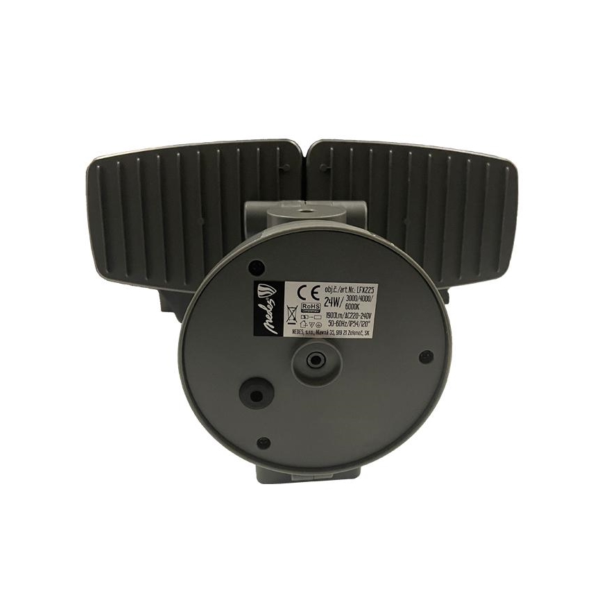LED Utomhusstrålkastare med en sensor LED/24W/230V 3000/4000/6000K IP54 antracit
