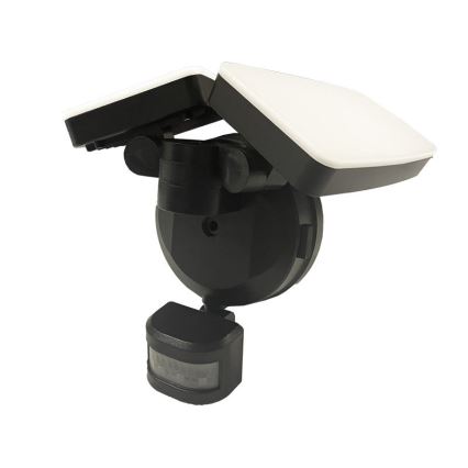 LED Utomhusstrålkastare med en sensor LED/24W/230V 3000/4000/6000K IP54 svart