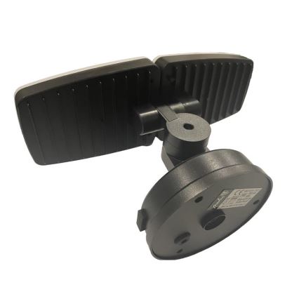 LED Utomhusstrålkastare med en sensor LED/24W/230V 3000/4000/6000K IP54 svart