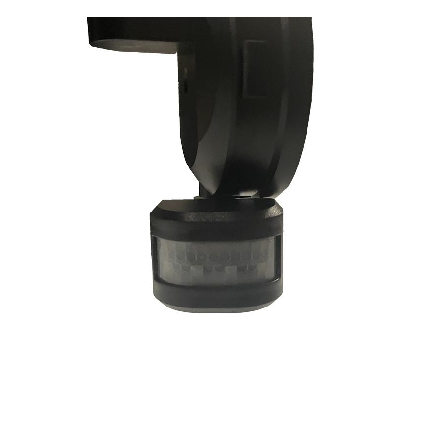 LED Utomhusstrålkastare med en sensor LED/24W/230V 3000/4000/6000K IP54 svart