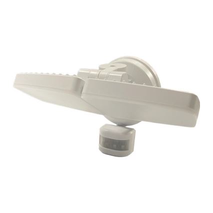 LED Utomhusstrålkastare med en sensor LED/24W/230V 3000/4000/6000K IP54 vit