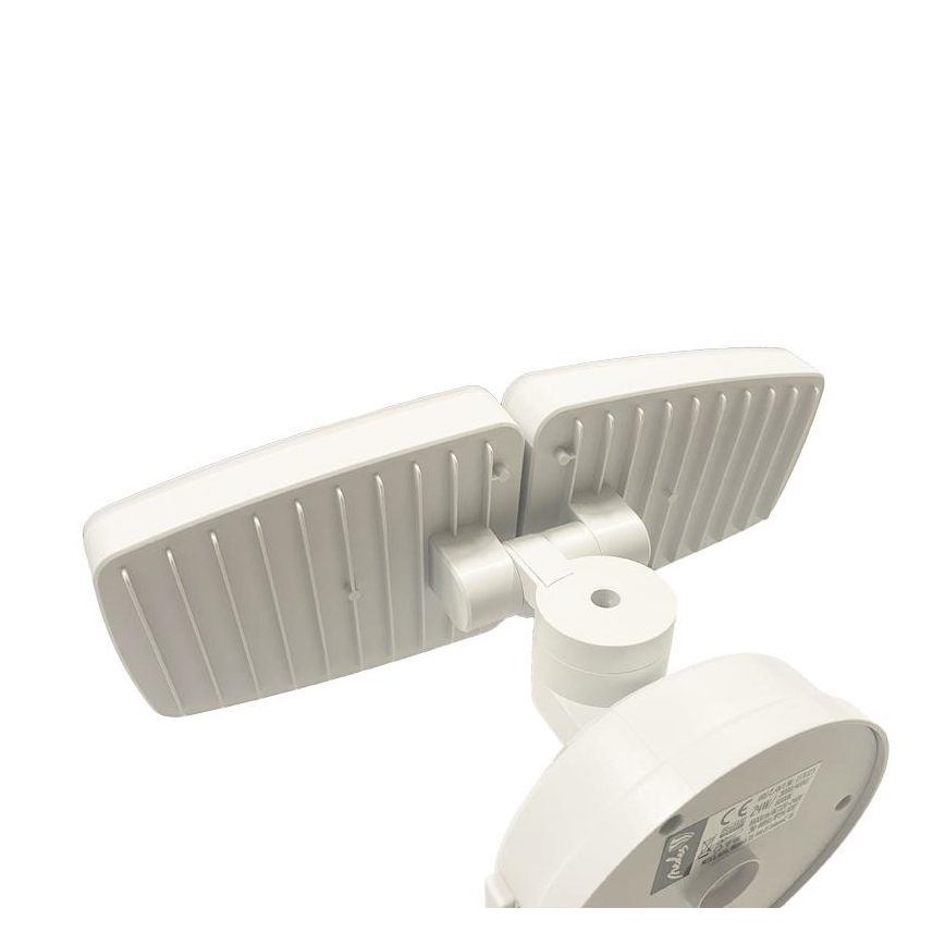 LED Utomhusstrålkastare med en sensor LED/24W/230V 3000/4000/6000K IP54 vit