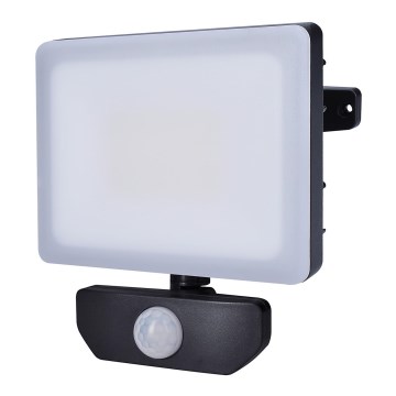 LED Utomhusstrålkastare med en sensor LED/30W/230V 4000K IP44