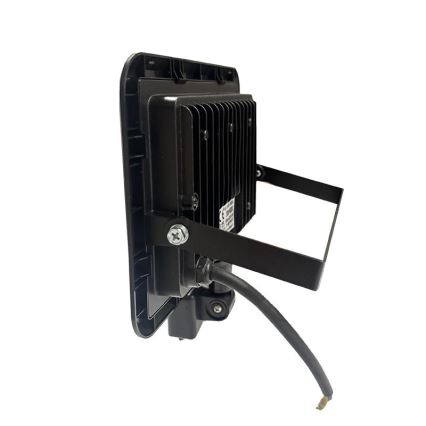 LED Utomhusstrålkastare med en sensor LED/50W/230V 4000K IP44 svart