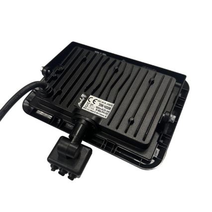 LED Utomhusstrålkastare med en sensor LED/50W/230V 4000K IP44 svart
