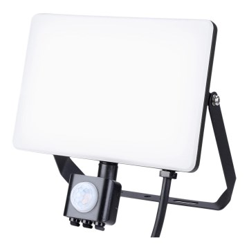 LED Utomhusstrålkastare med en sensor LED/50W/230V 5000K IP44