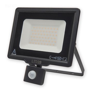 LED Utomhusstrålkastare med en sensor LED/50W/230V 6500K IP44
