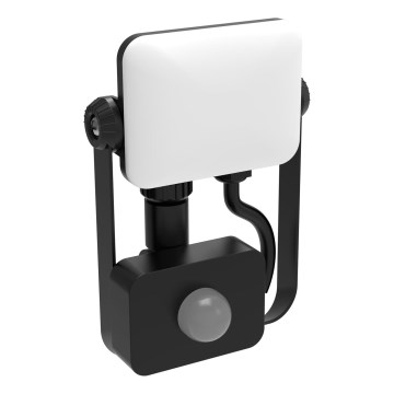 LED Utomhusstrålkastare med en sensor MILKY LED/10W/230V 4000K IP65