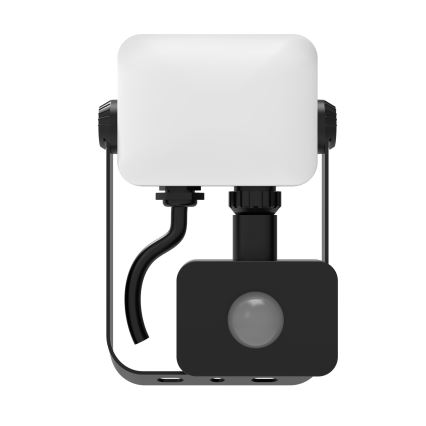 LED Utomhusstrålkastare med en sensor MILKY LED/10W/230V 4000K IP65