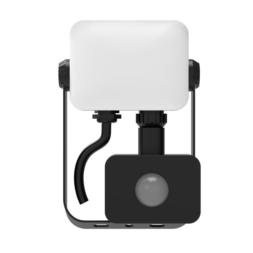 LED Utomhusstrålkastare med en sensor MILKY LED/10W/230V 4000K IP65