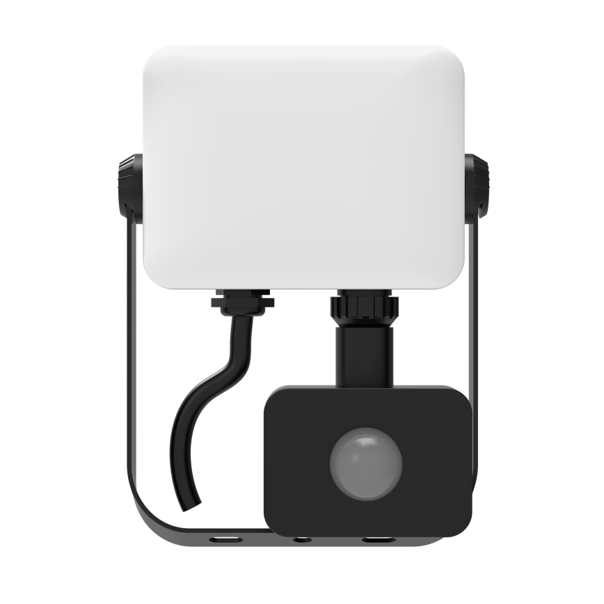 LED Utomhusstrålkastare med en sensor MILKY LED/20W/230V 4000K IP65