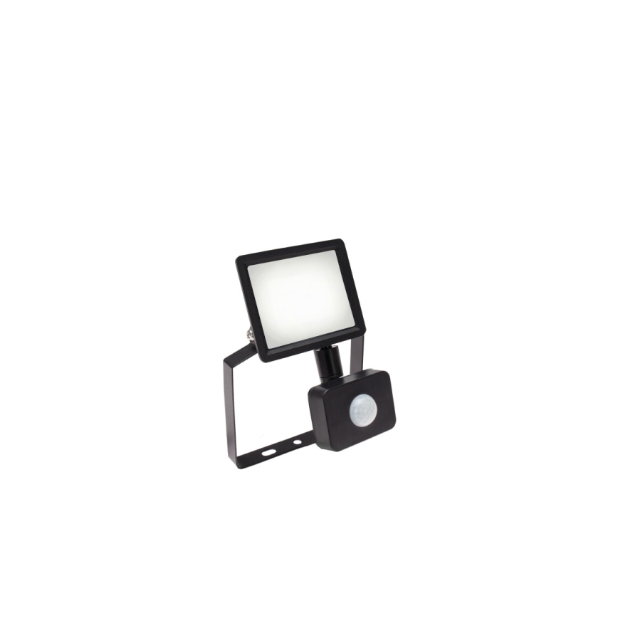 LED Utomhusstrålkastare med en sensor NOCTIS LUX 3 LED/10W/230V 4000K IP44 svart