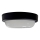 LED utomhustaklampa, 8 W, 230 V, 4200 K, Ø 14 cm, IP64, svart