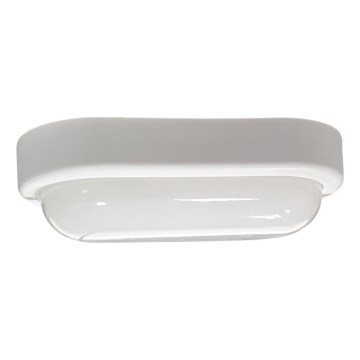 LED utomhustaklampa LED/8W/230V 4200K Ø 14 cm IP64 vit