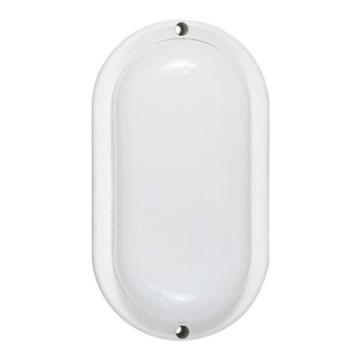 LED utomhusväggarmatur LED/6W/230V IP54 vit