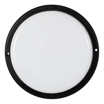 LED utomhusväggarmatur LED/9W/230V IP54 svart