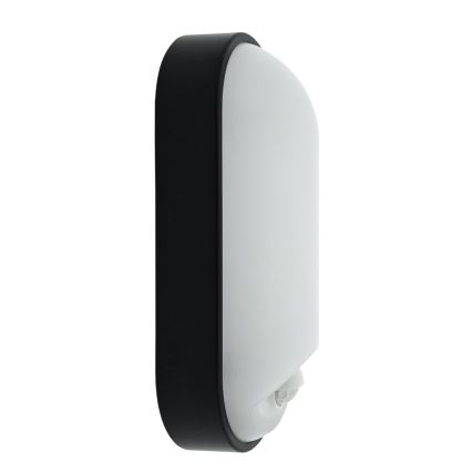 Dimmbar LED-utomhusvägglampa med rörelsesensor LED/12/15/18W/230V 3000K/4000K/6500K IP65 svart/vit