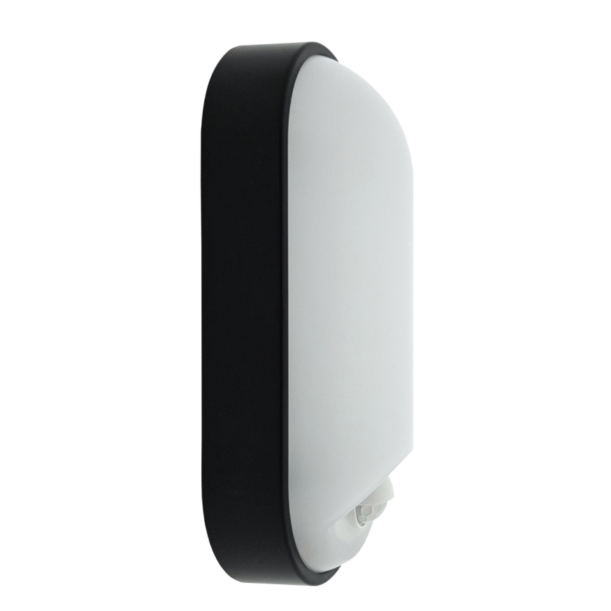 Dimmbar LED-utomhusvägglampa med rörelsesensor LED/12/15/18W/230V 3000K/4000K/6500K IP65 svart/vit