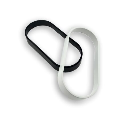 Dimmbar LED-utomhusvägglampa med rörelsesensor LED/12/15/18W/230V 3000K/4000K/6500K IP65 svart/vit