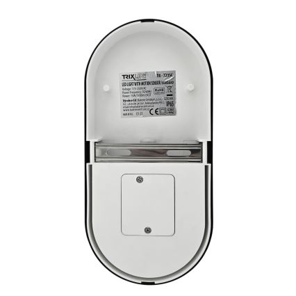 Dimmbar LED-utomhusvägglampa med rörelsesensor LED/12/15/18W/230V 3000K/4000K/6500K IP65 svart/vit