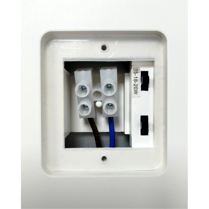 Dimmbar LED-utomhusvägglampa med rörelsesensor LED/12/15/18W/230V 3000K/4000K/6500K IP65 svart/vit