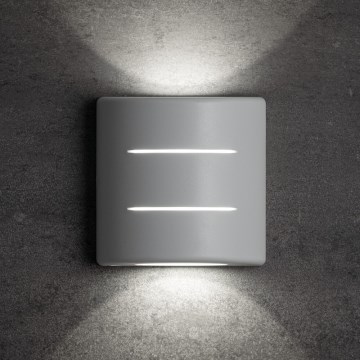 LED utomhusväggarmatur REFAZI LED/6W/230V IP54 vit