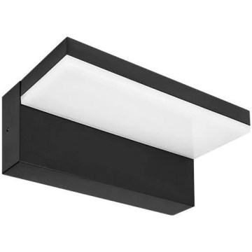 LED utomhusvägglampa HESTIO LED/9W/230V 4000K IP44 svart