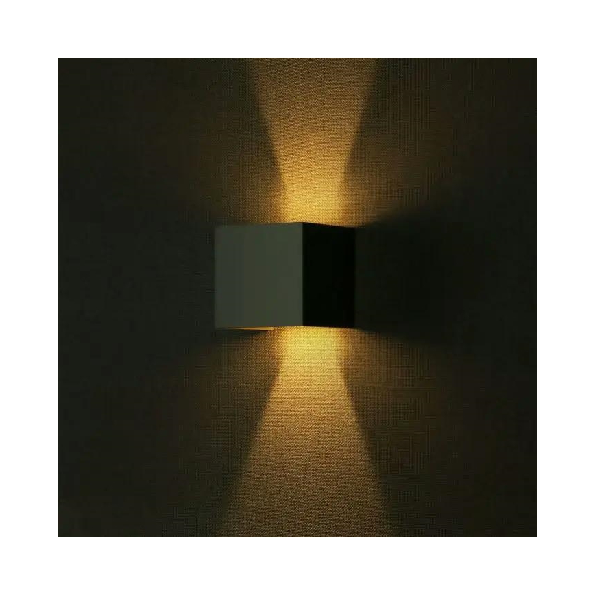 LED Utomhusvägglampa LED/5W/230V 3000K IP65 grå